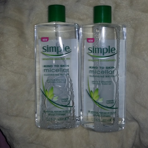 Simple Accessories - Two 13.5 fl oz bottles micellar water